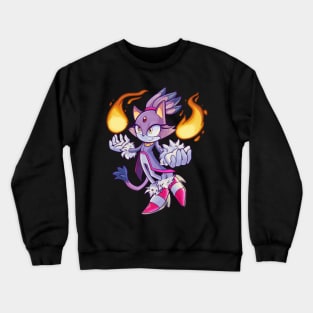 Blaze the Cat Crewneck Sweatshirt